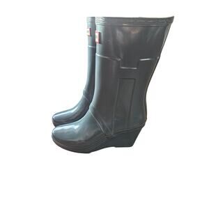 Hunter Wedge Boots size 7